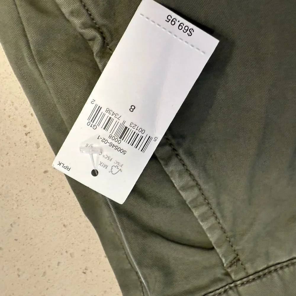 GAP woman’s Green Cargo Skirt NWT - Picture 4 of 6